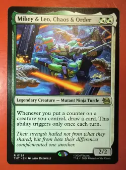 MTG, MIKEY & LEO, CHAIS & ORDER, 0158, RARE, NM, TMT, REGULAR FINISH - Image 1