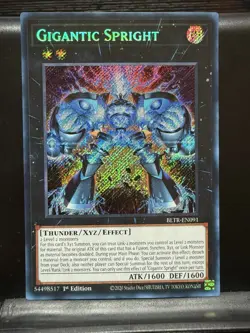 Yugioh Gigantic Spright BLTR-EN091 Secret Rare 1st Ed NM - Image 3