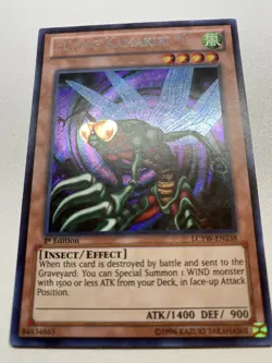Yugioh Flying Kamakiri #1 1st Edition Secret Rare LCYW-EN238 HP - Image 1