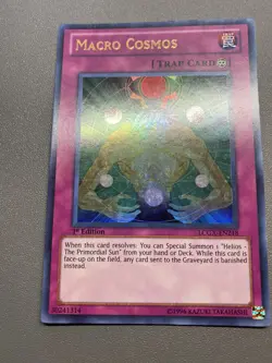 Yu-Gi-Oh! Macro Cosmos Ultra Rare 1st Edition LCGX-EN218 HP - Image 1