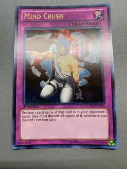 Yu-Gi-Oh! Mind Crush Ultra Rare 1st Edition LCYW-EN295 HP - Image 1