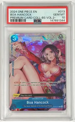 2024 One Piece Boa Hancock ST03-013 Premium PSA 10 Gem Mint English BS Vol. 2 - Image 1