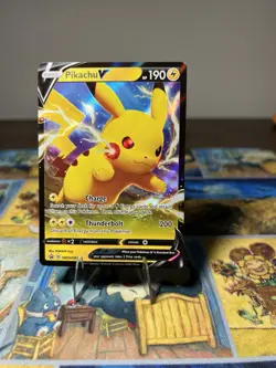 Pikachu V SWSH061 SWSH: Sword & Shield Promo Cards Holo - Image 1