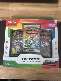 FIRST PARTNER ILLUSTRATION COLLECTION BOOSTER PACKS POKEMON CARDS - Image 1