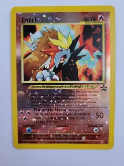 Set of 4 vintage Pokemon Promo Cards - Entei, Mewto, Mew - Lightly Played - Image 2