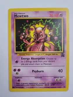 Set of 4 vintage Pokemon Promo Cards - Entei, Mewto, Mew - Lightly Played - Image 3