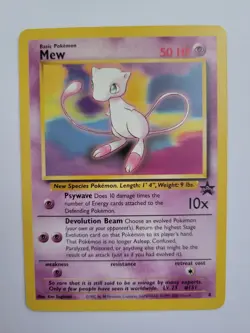 Set of 4 vintage Pokemon Promo Cards - Entei, Mewto, Mew - Lightly Played - Image 4