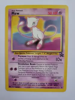 Set of 4 vintage Pokemon Promo Cards - Entei, Mewto, Mew - Lightly Played - Image 5