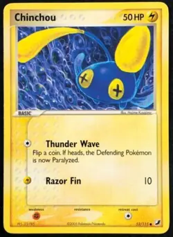 Chinchou 52/115 Ex Unseen Forces NM BUY 2 CARDS GET 1 FREE!!! - Image 1