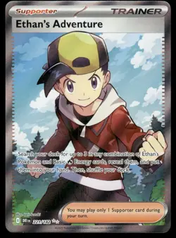 Pokemon Cards Ethan's Adventure 221/182 Destined Rivals Ultra Rare NM - Image 1