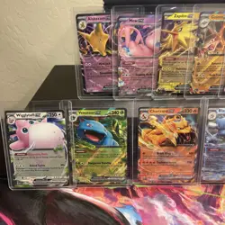 Pokemon 151 Full Set 12 EX Cards 3, 6, 9, 24, 38, 40, 65, 76, 115, 124, 145, 151 - Image 2