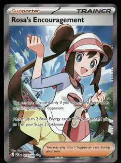 Pokemon Cards Rosa's Encouragement 114/088 Perfect Order Ultra Rare NM - Image 1