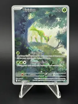 *NM* Virizion 095/086 Illustration Rare SV: White Flare Pokemon TCG Card - Image 1
