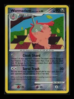Wormadam Trash Cloak 51/99 Uncommon Reverse Holo Arceus Pokemon Card - Image 1