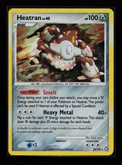Heatran 30/146 Rare Legends Awakened Pokemon Card - Image 1