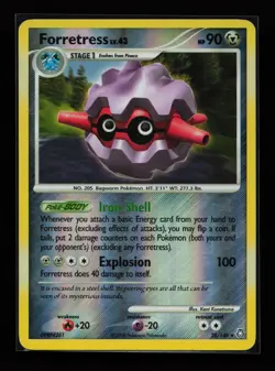 Forretress 28/146 Rare Reverse Holo Legends Awakened Pokemon Card - Image 1