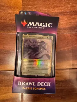 Wizards Of The Coast MTG: Throne of Eldraine Faerie Schemes and Brawl Deck (NEW) 630509829798 - Image 1