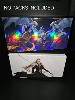 Two Final Fantasy MtG Gift & Regular EMPTY Storage Boxes - Bundle Foil Magic - Image 1