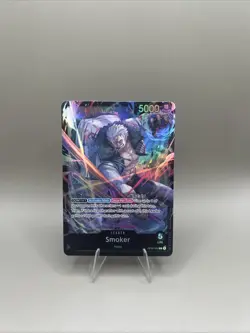 Smoker Op02-093 Alt Art Leader - One Piece TCG English Card Near Mint Foil - Image 1