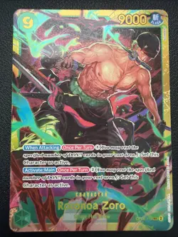 Roronoa Zoro One Piece OP06-118 Secret Rare Wings of the Captain - Image 1