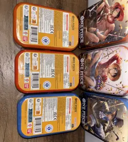 One Piece Vol.2 Mini Tins Set Of 6 English Sealed-Monkey D Luffy/Sabo/Ace - Image 4