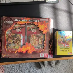 Bandai ONE PIECE Card Game Illustration Box Vol.5 + Double Pack Set 10 - Image 1