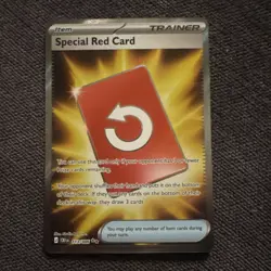 Special Red Card 113/086 Me04: Chaos Rising Holo Pokemon Card English 2026 - Image 1