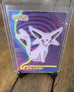 Pokemon TCG Espeon 196 Burger King Promo Regular Pokemon Card English - Image 1