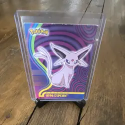 Pokemon TCG Espeon 196 Burger King Promo Regular Pokemon Card English - Image 2