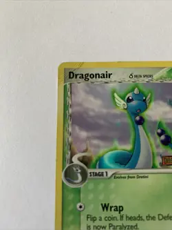 Dragonair 28/101 Reverse Holo Stamped EX Dragon Frontiers Pokemon Card Creased - Image 2