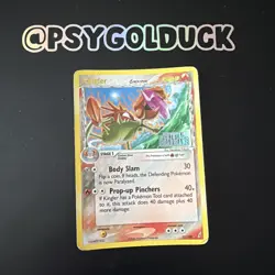 Kingler 22/100 Stamped Crystal Guardians Holo Pokemon Card E1 - Image 1