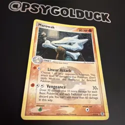 Marowak (7/112) EX Fire Red & Leaf Green Reverse Holo Pokemon Card B24 - Image 2