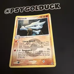 Marowak (7/112) EX Fire Red & Leaf Green Reverse Holo Pokemon Card B24 - Image 3