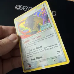 Pokemon Card Tauros Stamped Reverse Holo (12/100) ex Crystal Guardians HP B29 - Image 3