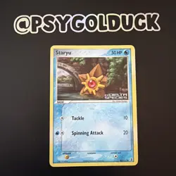 Pokemon Staryu Reverse Holo Stamped Ex Delta Species Set Card 84/113 A30 - Image 1