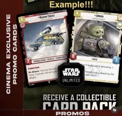 Star Wars Unlimited AMC 2-Card Promo Pack The Mandalorian and Grogu Movie SEALED - Image 3