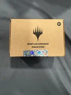MTG Magic The Gathering Secret Lair Commander Deck Goblin Storm Sealed In Hand - Image 1