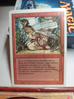 1x Earthbind **Gold Ink signed by QUINTON HOOVER** - Revised - SPARROW MAGIC (a) - Image 1