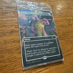 Magic the Gathering Thanos Swords to Plowshares PSA Magazine Promo Card Sealed - Image 2