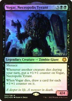 MTG - Vogar, Necropolis Tyrant - Foil - Game Night - Magic the Gathering - Image 1