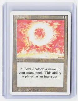 1994 Magic: The Gathering—Sol Ring #274 Revised Edition (Damaged) - Image 1