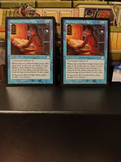 Ancestral Knowledge Weatherlight Rare NM Vintage MTG - Image 3