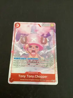 Tony Tony. Chopper OP08-007 SR Alt Art Two Legends English One Piece TCG - Image 1