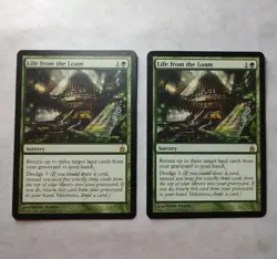 Magic The Gathering Life From the Loam x2 NM Cards Ravinca City of Guilds #172 - Image 1