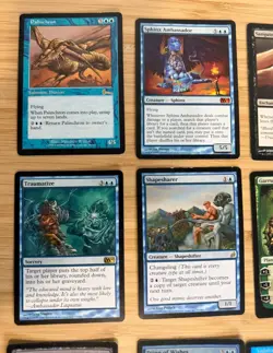 Vintage MTG Magic The Gathering 21 RARE! Card LOT *PLAYED* mythic holo cards y2k - Image 2