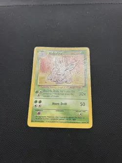 Nidorino 37/102 | Base Set | Non Holo Pokemon Card HP - Image 2