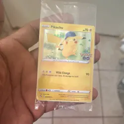 2022 Pokemon GO Pikachu Holo Promo Card 028/078 New Sealed - Image 1