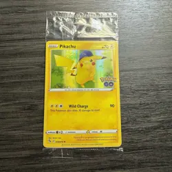 Pokemon/Pokemon GO Prerelease Pikachu Holo Foil Promo Card #028/078 Sealed - Image 1