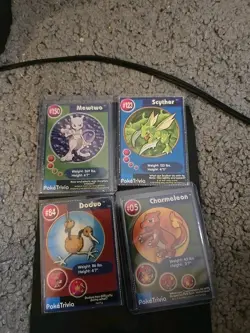 Pokemon Card lot Of 4 Trivia Burger King Mewtwo And More 1998 - Image 2