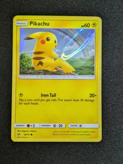 Pikachu - 28/73 (Water Web Holo) 028/073 Promo Miscellaneous Cards & Products Ho - Image 1